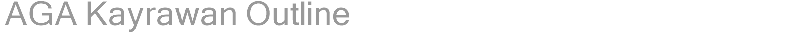 AGA Kayrawan Outline font preview